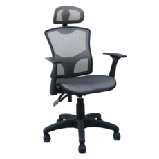 收納王妃 台灣製造 透氣辦公椅 EL-33, 灰色