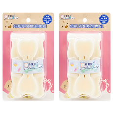 POMiER 朴蜜兒 奶瓶刷替換泡棉組，高密度且韌性強，緊密貼合清潔省力, MRA34708B, 2組