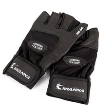 아이워너 일반 헬스장갑, 블랙, 1개