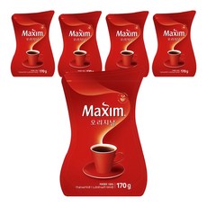 Maxim 麥心 經典原味咖啡補充包, 170g, 1包, 5包