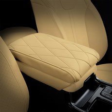 AIMBAN 汽車扶手 X 中央扶手箱靠墊, 馬鞍棕, 1個