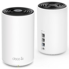 티피링크 AXE5400 트라이밴드 메시 와이파이 6E 시스템 공유기 2p 세트, Deco XE75, 2개