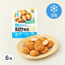 청정원 미니 치킨카츠 (냉동), 340g, 6개