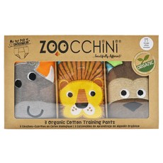 ZOOCCHiNi 有機棉訓練褲3件組, GOTS認證, OCS100 超值, 2-3歲, 可愛動物, 1組