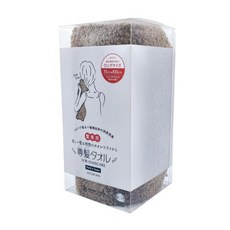 OBORO 津 五倍吸水抗臭專髮擦髮巾 M - 33x100cm，日本製造，100%棉, 茶棕色, 1條