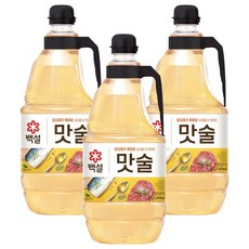 백설 맛술, 1.8L, 3개