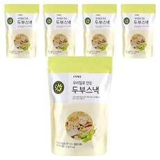 초록마을 우리밀로 만든 두부스낵, 100g, 5개