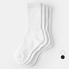 JAJU (JAJU) 女性用 Active Support 中筒襪 4雙組