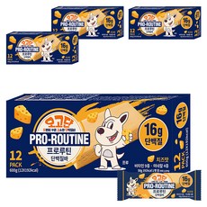 프로루틴 오고단 오븐에 구운 단백질바 치즈맛 12p, 600g, 4개