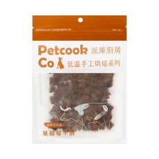 PETCOOK 派庫廚房 低溫手工烘焙系列 寵物零食 蔓越莓牛酥 台灣產, 75g, 1包