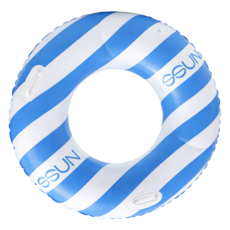 SSUN 스트라이프 에디션 원형 튜브 대형 100cm, 블루, 1개