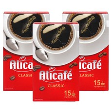 Alicafe 即溶經典黑咖啡粉隨身包, 1.8g, 15入, 3盒