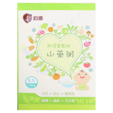 鈞媽御食堂 大寶即食營養粥 3包 Set, 山藥, 150g