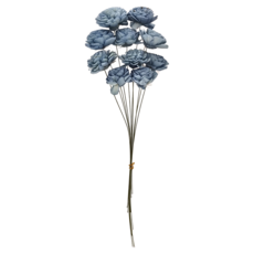 大地農園 EARTH MATTERS 索拉太陽玫瑰 花朵直徑約4cm/長度約25cm 每包10支, 淺藍色