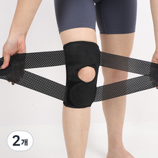 第三代專業運動護膝, 黑色, 2個