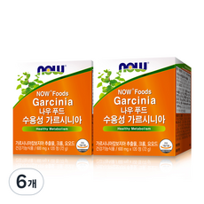 NOW Foods 水溶性藤黃果 120顆, 6個