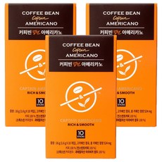 The Coffee Bean Captain美式即溶咖啡, 1.6g, 30條, 1盒