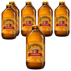 BUNDABERG 賓德寶 薑汁風味氣泡飲, 375ml, 6瓶