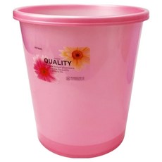 KEYWAY 聯府 大珠光 花語垃圾桶/紙林 9.5L 2個, 粉色