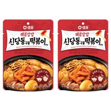 샘표 매콤칼칼 신당동 국물 떡볶이 양념, 180g, 2개