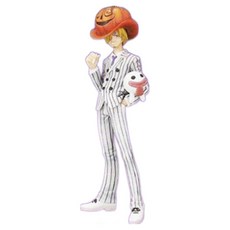 BANDAI 萬代 萬聖節海賊王鑰匙圈 香吉士款, 1個