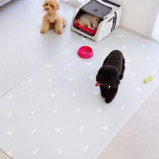 PVC 양면 반려동물 매트, 파인트리 그레이, 1개