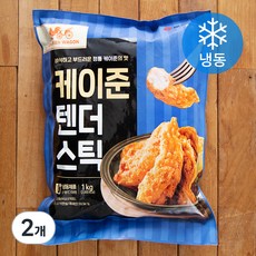 마니커에프앤지 케이준 텐더스틱 (냉동), 1kg, 2개