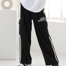 J-KID JUNIOR 兒童寬版工裝運動褲