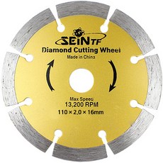 SEiNTF 石材用鑽石研磨片 外徑 110mm, 1個