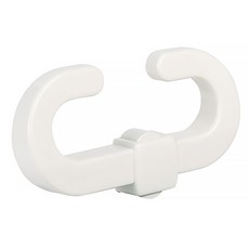 iSFun 兒童防護 對開式櫃子安全鎖, 1個, 白色