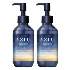 YOLU 深層靜夜修護髮油 佛手柑 木蘭 80ml, 2個