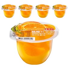 盛香珍 橘瓣鮮果凍, 180g, 5個