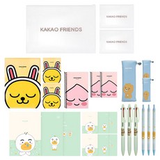 카카오프렌즈 신학기 실속구성 문구세트 A, 랜덤발송, 3개