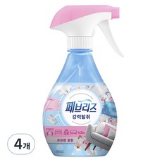 페브리즈 강력 섬유탈취제 은은한 꽃향 본품, 370ml, 4개