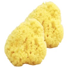 nIZio 希臘天然海棉沐浴2件組, 1組, 黃色