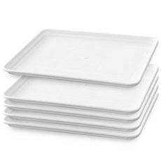 塑膠射出托盤, 白色