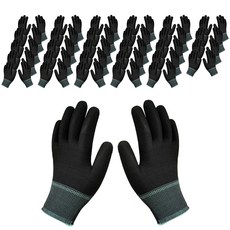 SJG PU 內襯手套, 黑色, 40個