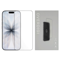 OVERDIGI iPhone17二次強化Plus晶亮滿版玻璃保護貼 6.3, 1個