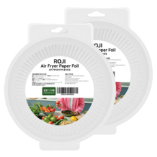 ROJI 에어프라이어 종이호일, 16cm, 120개입, 2개