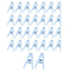 키포포 논슬립 야외 빨래집게, 파란색, 50개