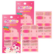 兒童名人Pinky果凍指甲貼, 03 心動愛心, 2個