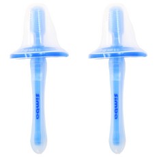 Simba 小獅王辛巴 矽膠練習嬰幼兒牙刷, 顏色隨機, 2支