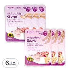에피엘르 모이스춰라이징 일체형 손팩 3p + 발팩 3p, 6세트