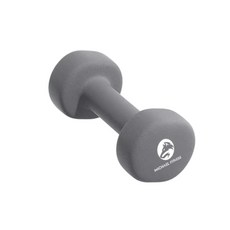 MICHAEL FITNESS 麥克健身 鑄鐵啞鈴 灰色 4kg, 1個, 15cm