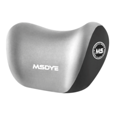 MSDYE 汽車靠枕 記憶棉內芯, 灰色, 1個