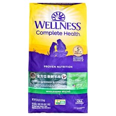 Wellness Complete Health 羊肉配方犬糧, 新鮮羊肉, 13.61kg, 1袋
