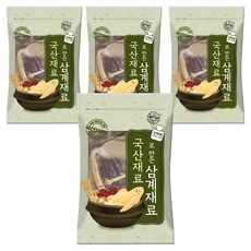 使用國產食材製作的參雞食材, 100g, 4個