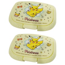 Skater 扣式濕紙巾蓋, 皮卡丘, 2個