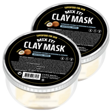 FARM SKIN 超級食物 Mix It 冰淇淋泥面膜 椰子 腺苷 保濕 + 緊緻, 2組, 1入