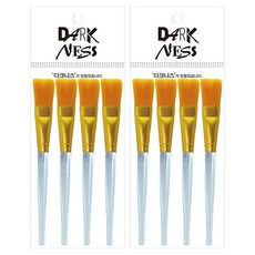 Darkness 黃毛面膜刷, 單一顏色, 8個